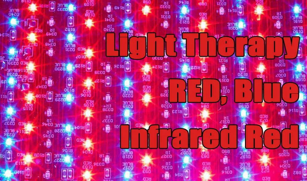light therapy red blue infrared red