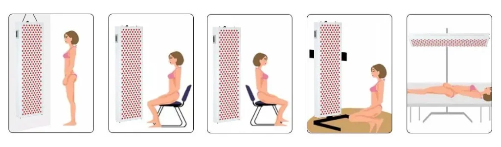 red light therapy installation