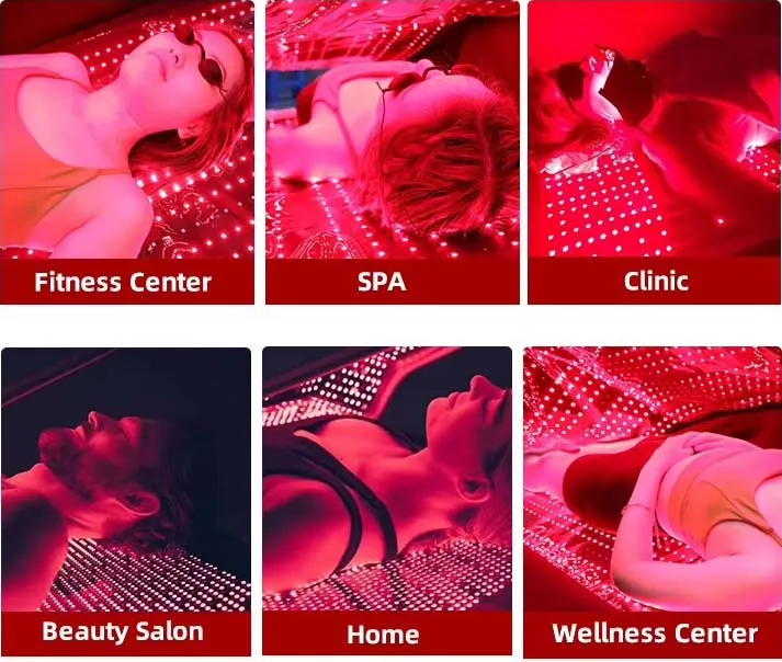 red light therapy application