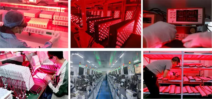 red light therapy devices factory