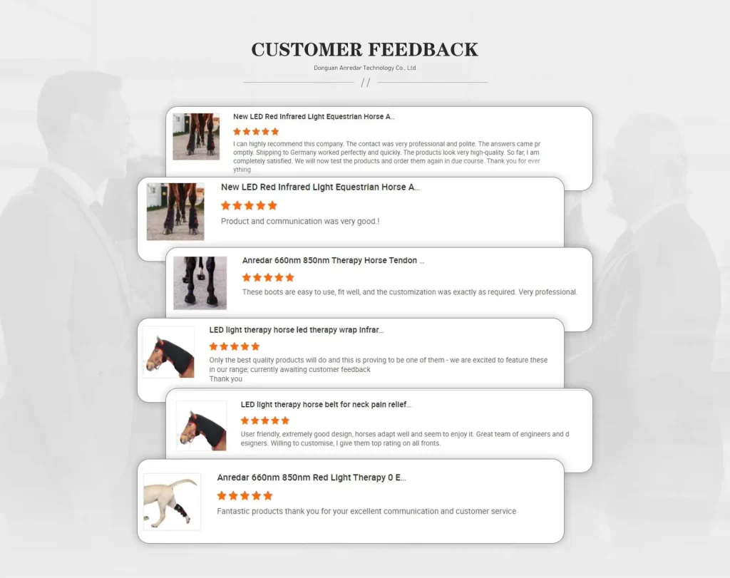 Led red infrared light therapy feedback