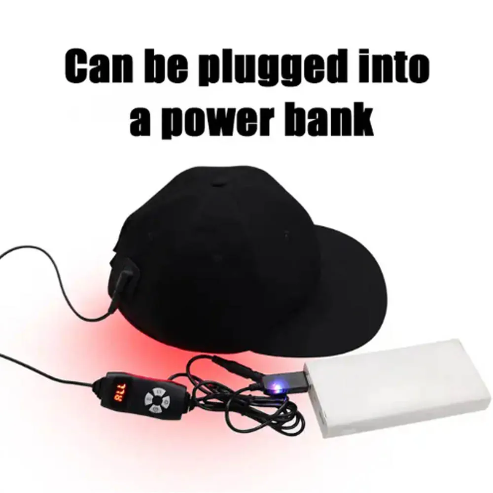 red led light therapy cap