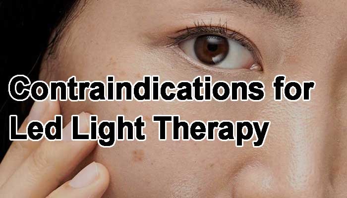 contraindications for red led light therapy