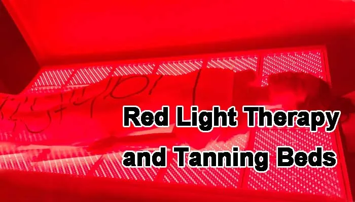 red light therapy tanning beds