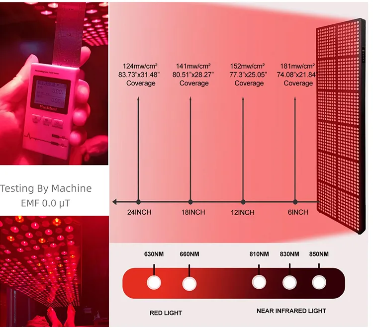pro red light therapy irradiance